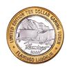 Image 1 : .999 Silver Flamingo Laughlin Nevada $10 Casino Limited Edition Gaming Token