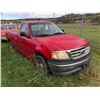 Image 2 : 2001 FORD F-150 XL, 2DR, REGULAR CAB PU, RED, VIN#2FTRF17W11CA05319