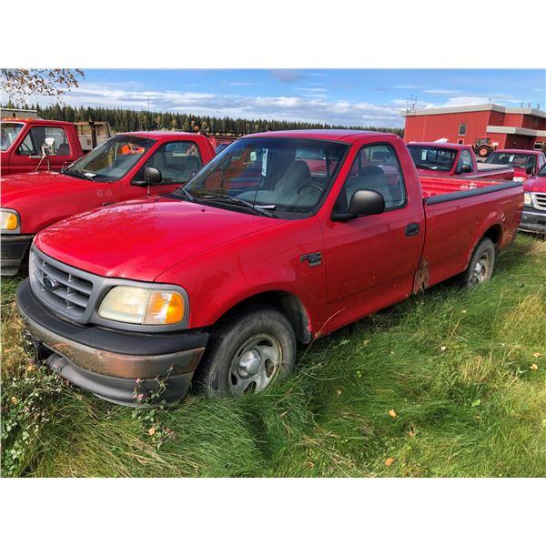 2002 FORD XL, 2DR, REGULAR CAB PU, RED, VIN#2FTRF17W12CA24910