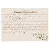 Image 1 : Zachary Taylor Document Signed