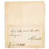 Image 1 : Abraham Lincoln Autograph Endorsement Signed as President