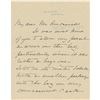 Image 1 : Theodore and Edith Roosevelt (2) Autograph Letters Signed as President and First Lady