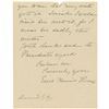 Image 2 : Theodore and Edith Roosevelt (2) Autograph Letters Signed as President and First Lady