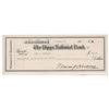 Image 1 : Warren G. Harding Signed Check as President