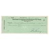 Image 1 : John F. Kennedy Signed Check
