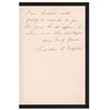 Image 2 : Lucretia Garfield Autograph Letter Signed