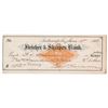 Image 1 : Benjamin Harrison Signed Check