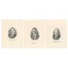Image 1 : Nixon, Ford, and Carter (3) Signed Engravings