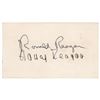 Image 1 : Ronald and Nancy Reagan Signatures