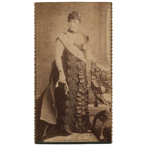 Queen Liliuokalani Signed Photograph