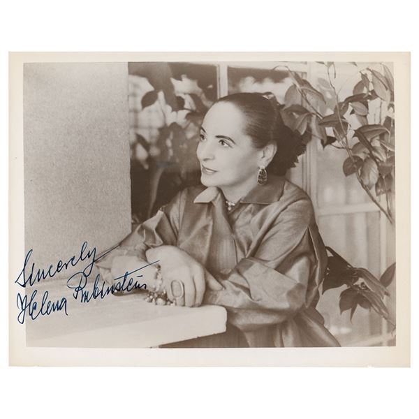 Helena Rubinstein Signed Photograph