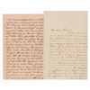 Image 1 : Varina Davis (2) Autograph Letters Signed (One Partial)