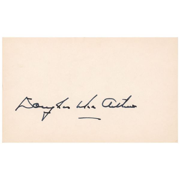 Douglas MacArthur Signature
