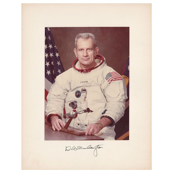 Deke Slayton Signed Photograph