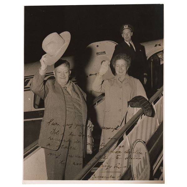 Diego Rivera Signed Photograph