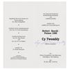 Image 1 : Cy Twombly Signed Brochure