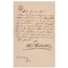 Image 1 : Anton Rubinstein Autograph Letter Signed