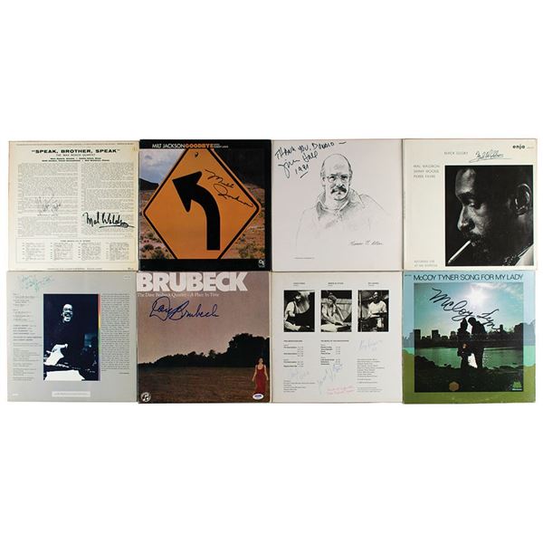 Jazz Musicians (8) Signed Albums