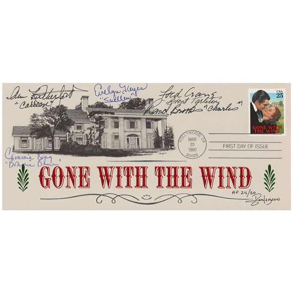 Gone With the Wind Multi-Signed Limited Edition FDC
