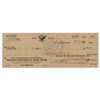 Image 1 : Irving Thalberg Signed Check