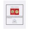 Image 3 : Scott Carpenter's Mercury 40th Anniversary Medallion Signed by (4) Astronauts