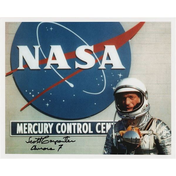 Scott Carpenter Signed Photograph