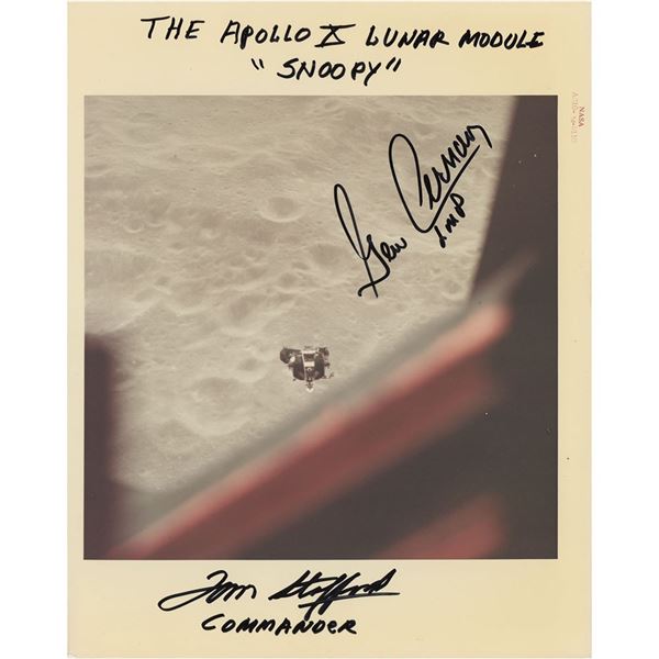 Apollo 10: Cernan and Stafford Signed Photograph