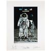 Image 1 : Apollo 11 Signed Foil Etching