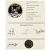 Image 1 : Apollo 11 Signed 15th Anniversary Certificate