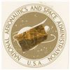Image 2 : Apollo 11 Flown Kapton Foil and Apollo Achievement Award: A. J. Maynard