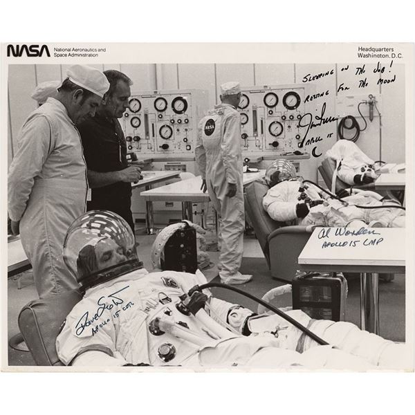 Apollo 15 Signed Photograph