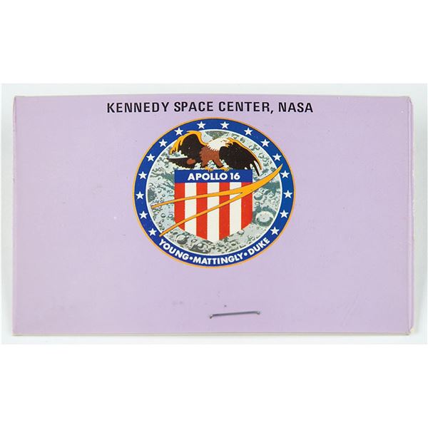 Alan Bean's Apollo 16 Launch Viewing Badge