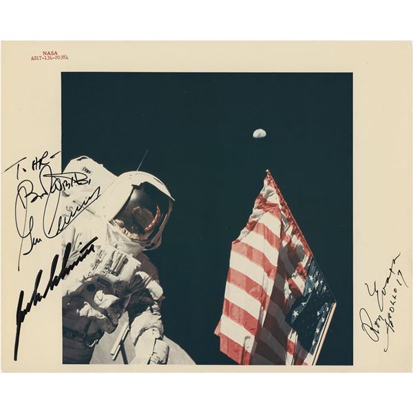 Apollo 17 Signed Photograph