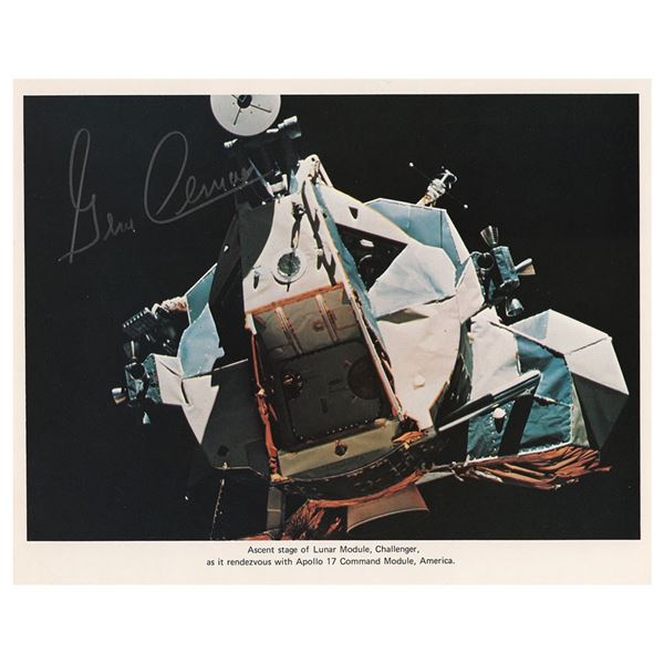 Gene Cernan Signed Photograph