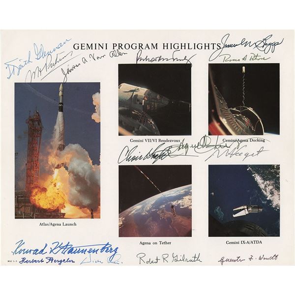 NASA Administrators and Space Scientists Multi-Signed Photograph