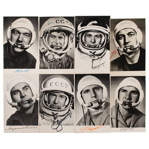 Vostok Cosmonauts (8) Signed Photographs