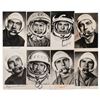 Image 1 : Vostok Cosmonauts (8) Signed Photographs