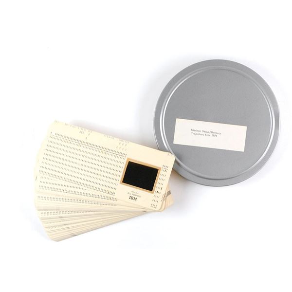 Mariner Program IBM Keypunch Cards and Trajectory Film