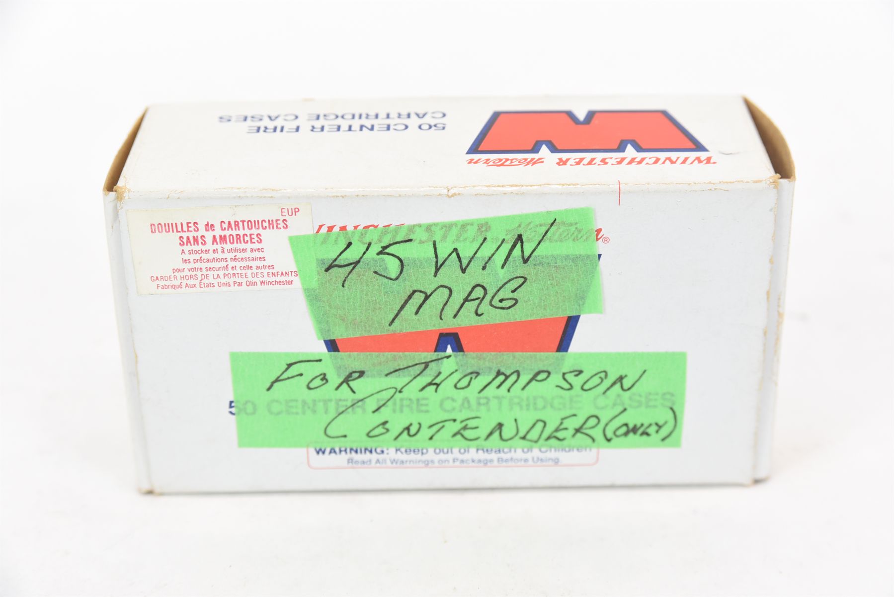 Thompson Contender Rounds 50 Rounds 45 Win Mag Reloads for Thompson Contender Full Metal Jacket