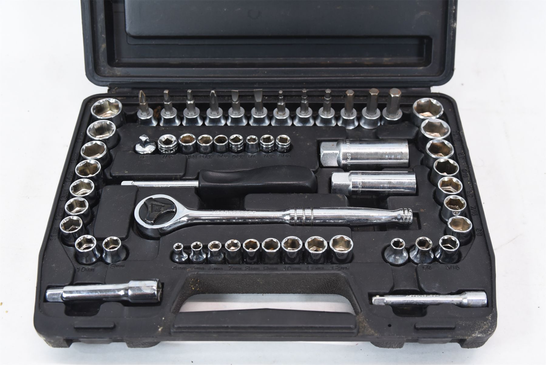 Complete Mastercraft Socket Set 3/8