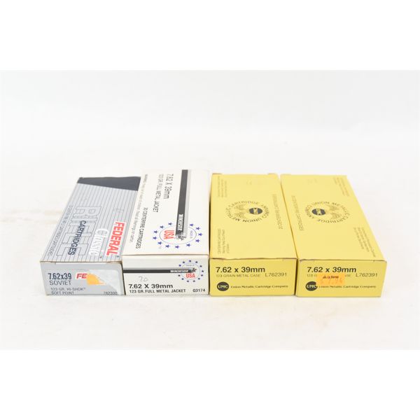 Box Lot 7.62x39 Ammunition