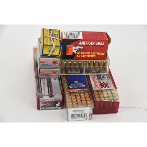 Box Lot 22 Cal Ammunition