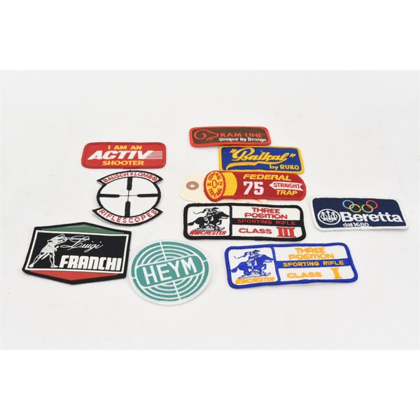 10 Firearms Related Patches/Crests