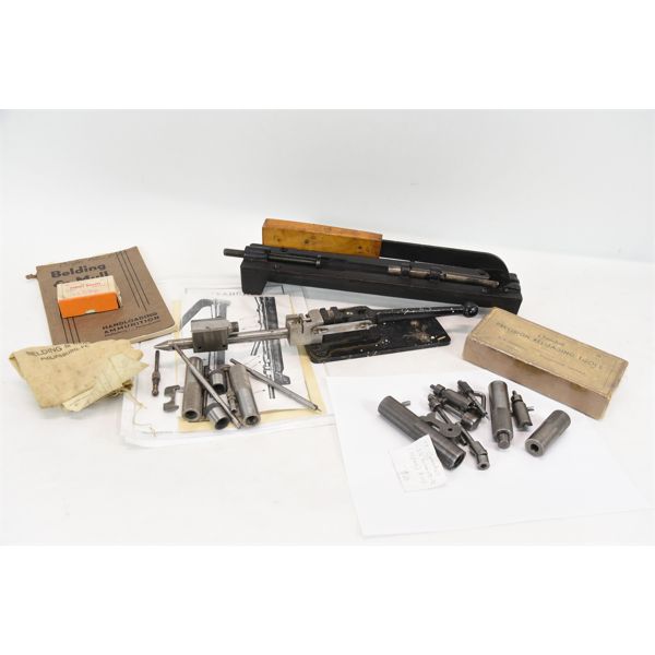 Box Lot Vintage Reloading Equipment
