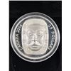 Image 2 : 2014 25 Dollar Fine Silver Coin Matriarch Moon Mask in Original Box