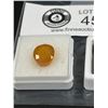 Image 2 : Colossal Natural Orange Sapphire 11.385 ct 12.54 x 10.59 x 8.35mm Oval Cut VS Clarity Madagascar