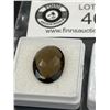 Image 2 : Smokey Quartz 9.01 ct 17.91 x 13.02 x 5.65mm Oval Checkered Cut Loupe Clean Brazil Untreated