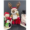 Image 2 : Lot of 3 Battery Operated Christmas Home Décor Snowman Christmoose and Penguins