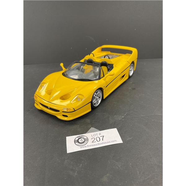 1:18 Scale Yellow Ferrari F50