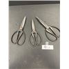 Image 1 : 3 Different Sized Bonsai Scissors Has Japanese Markings on Scissors  - Very Sharp